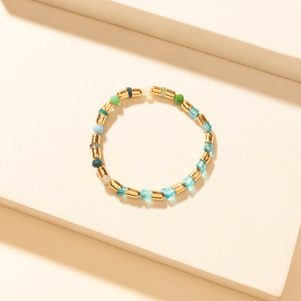 Myra Bayou Heartline Stack Bracelet in Glass Glow - PhishStones Products