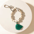 Myra Canyon Storm Tassel Keychain in Speckled Dust - PhishStones Products