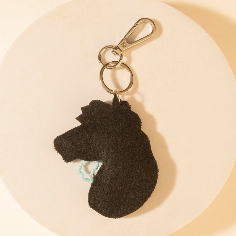 Myra Chief Mustang Keychain in Sable Tan - PhishStones Products