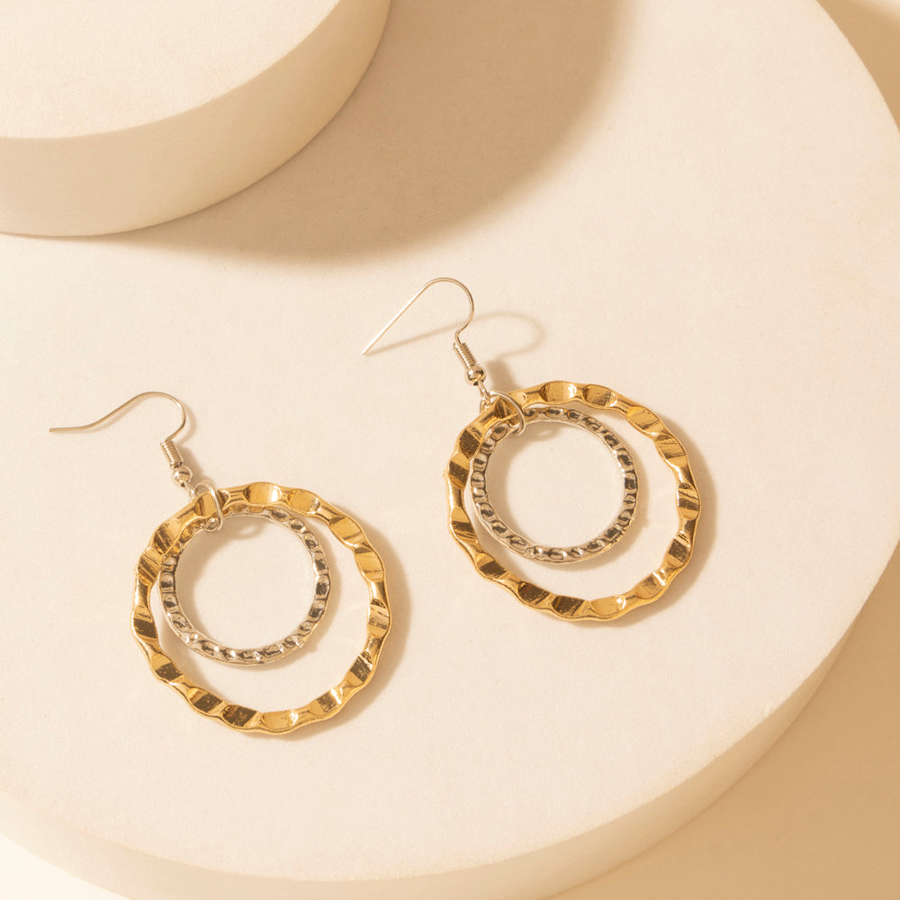 Myra High Plains Halo Earrings in Saddle Blue - PhishStones Products