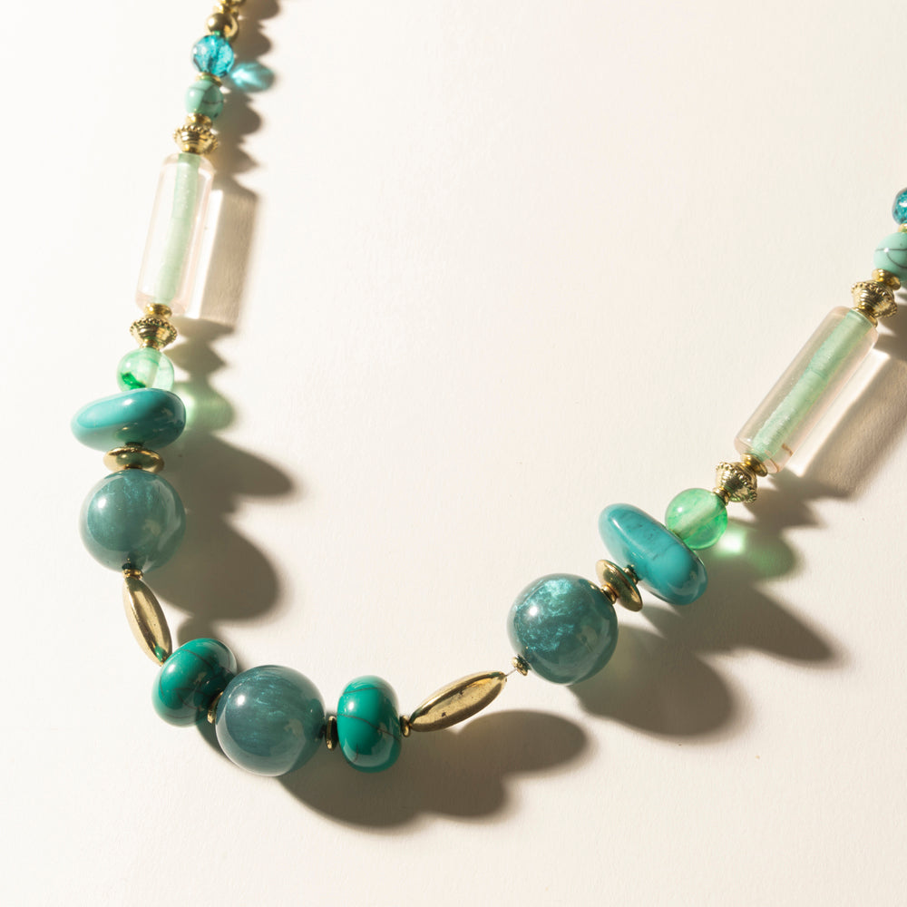 Myra Lagoon Mist Necklace in Spring Aqua - PhishStones Products