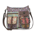 Myra Le Fleur Bel Cowgirl Shoulder Bag - Multi - Floral Print Crossbody with Leather Straps for Everyday Western Flair - PhishStones Products