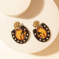 Myra Mascot Charm Earrings in Ember Spark - PhishStones Products