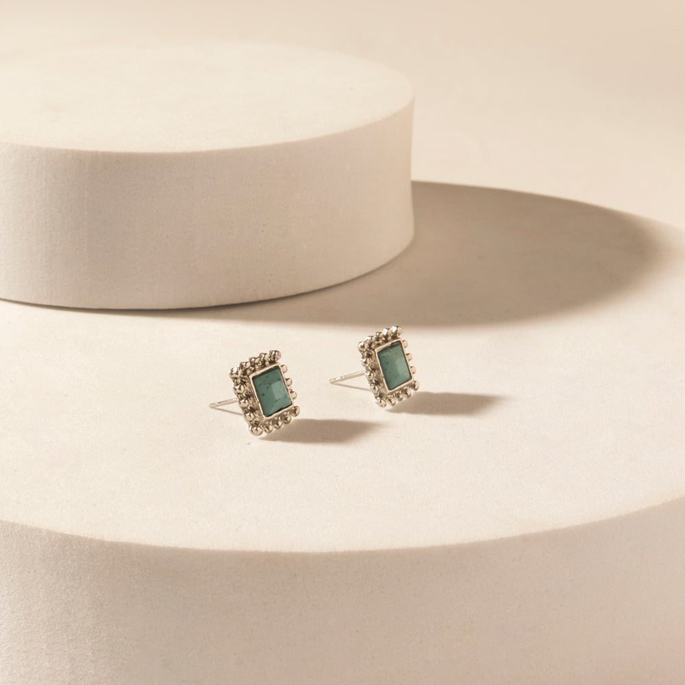 Myra Moonbeam Earrings Set in Silver Shine - PhishStones Products