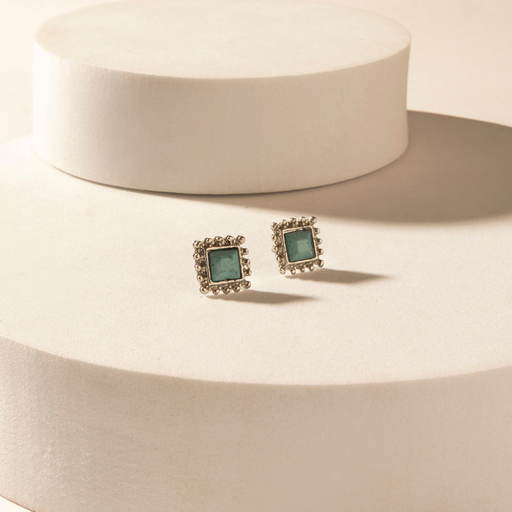 Myra Moonbeam Earrings Set in Silver Shine - PhishStones Products