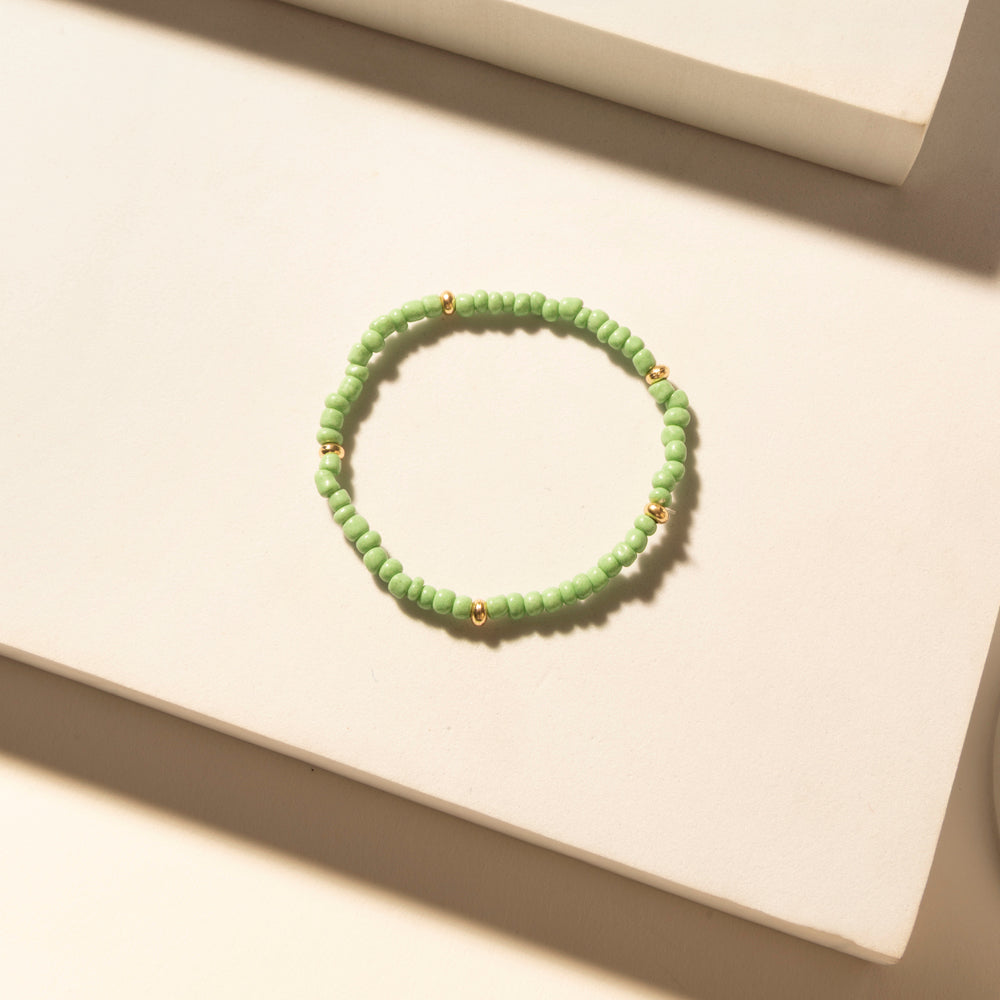 Myra Palomino Shine Stack Bracelet in Frost Green - PhishStones Products