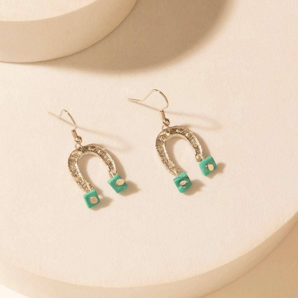 Myra Prairie Trinket Earrings Set in Saddle Silver - PhishStones Products