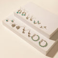 Myra Prairie Trinket Earrings Set in Saddle Silver - PhishStones Products