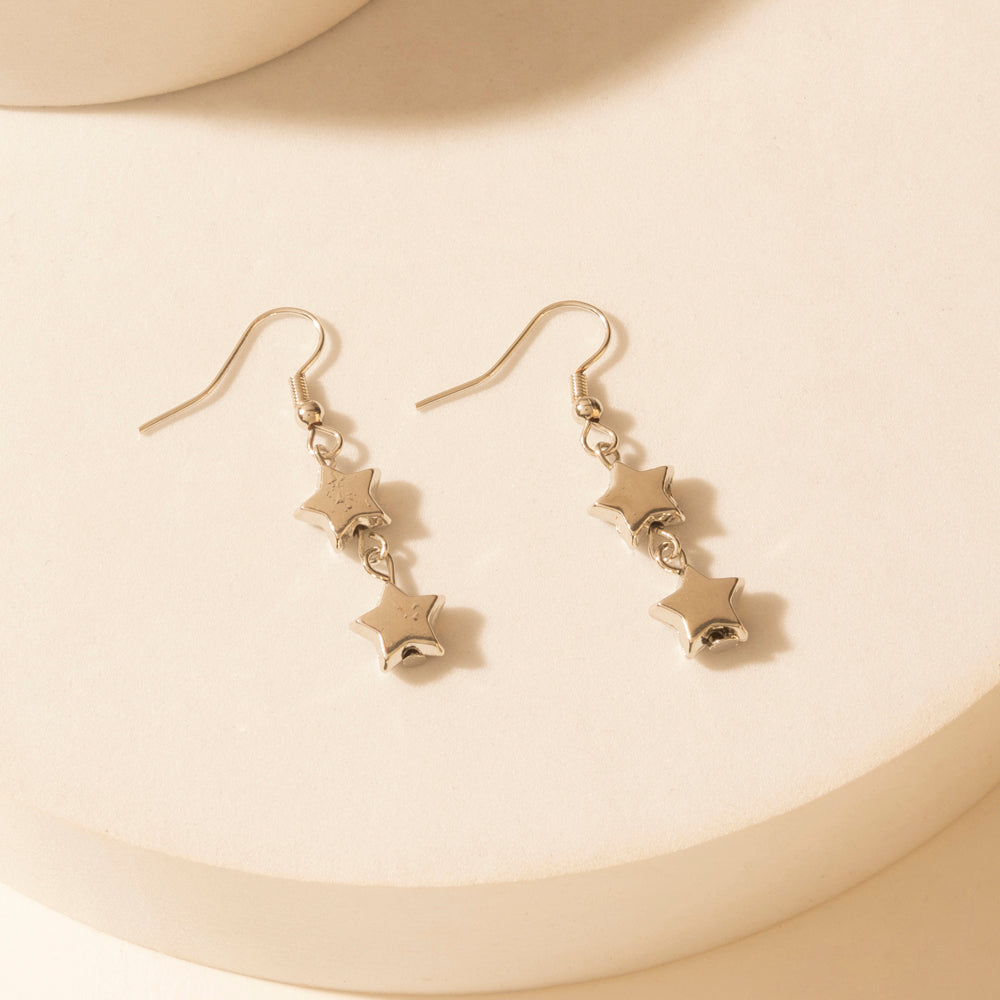 Myra Prairie Trinket Earrings Set in Saddle Silver - PhishStones Products