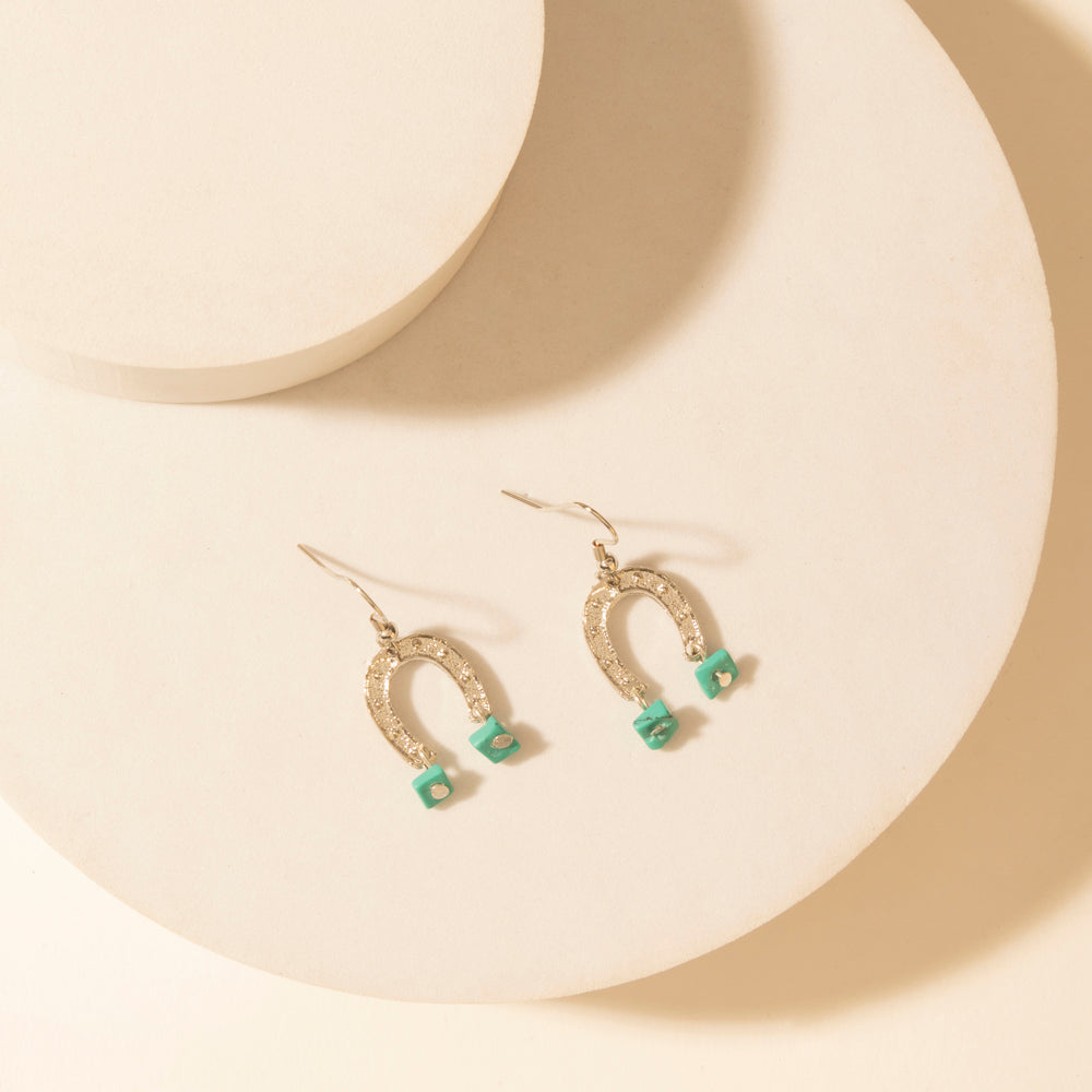 Myra Prairie Trinket Earrings Set in Saddle Silver - PhishStones Products