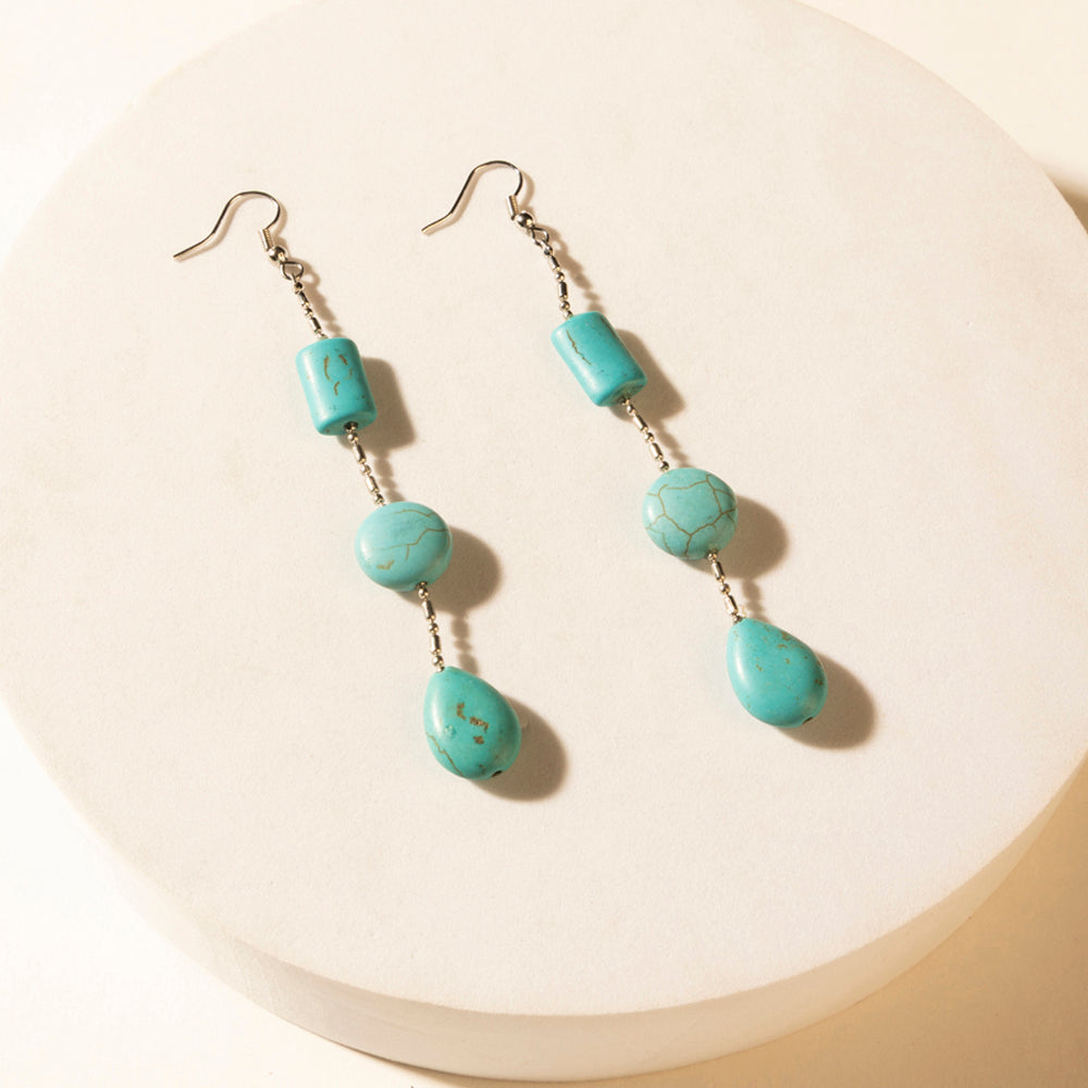Myra Rio Rodeo Teardrop Earrings in Lagoon Turquoise - PhishStones Products
