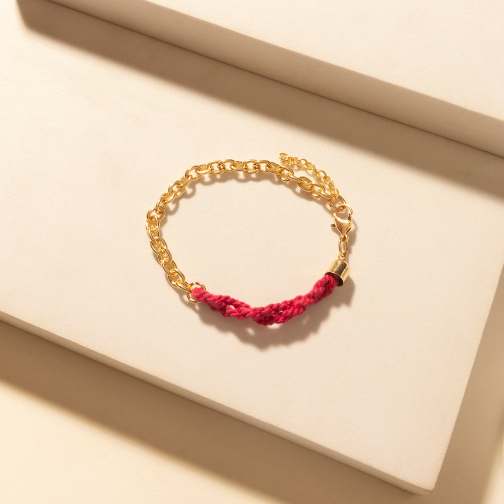 Myra Wildflower Sunshine Stack Bracelet in Carnival Pink - PhishStones Products