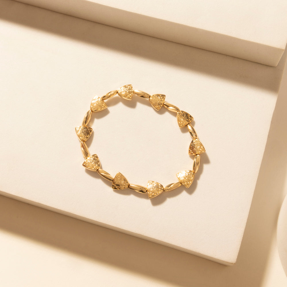 Myra Wildflower Sunshine Stack Bracelet in Carnival Pink - PhishStones Products