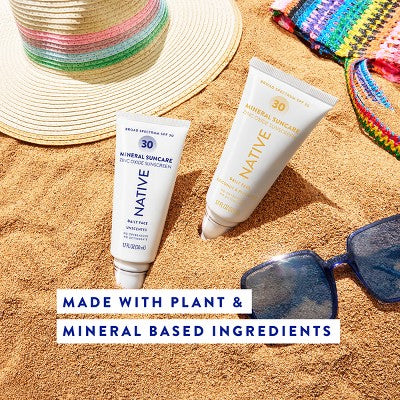 Native Mineral Face Lotion Unscented SPF 30 1.7 fl oz - Imperfect Box - PhishStones Products