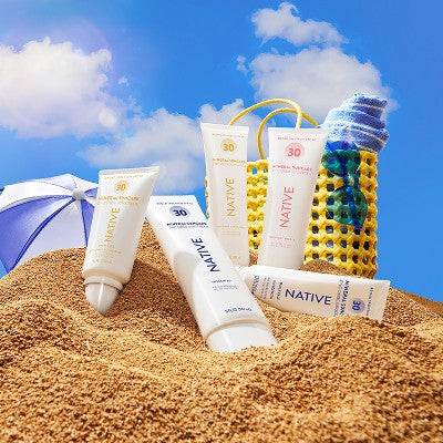 Native Mineral Face Lotion Unscented SPF 30 1.7 fl oz - Imperfect Box - PhishStones Products