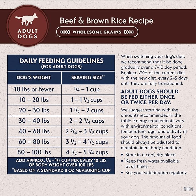 Natural Balance Limited Ingredient Adult Dry Dog Food with Healthy Grains, Beef & Brown Rice Recipe, 12 Pound (Pack of 1) - PhishStones Products