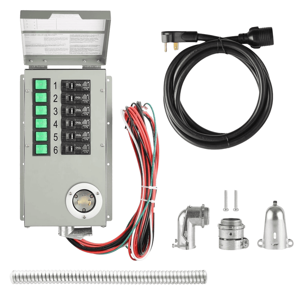 120V 30A 6-Circuit Non-Automatic Transfer Switch