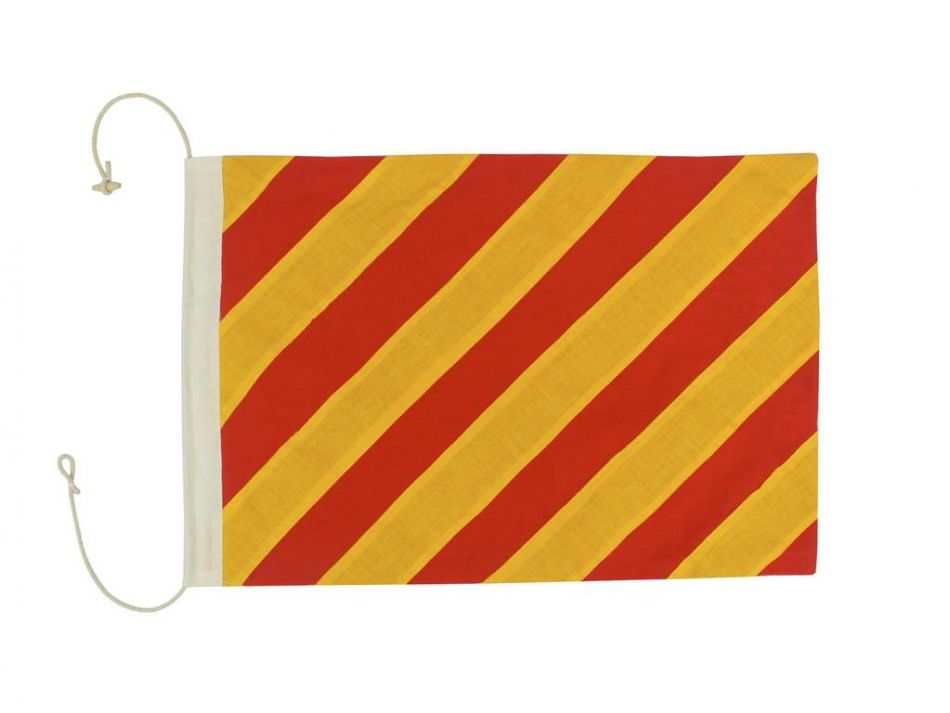 Set of 36 - Decorative Cloth Nautical Alphabet and Number Flags 20""