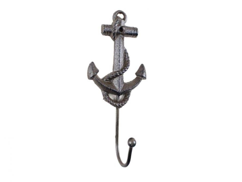 Cast Iron Anchor Hook 7""