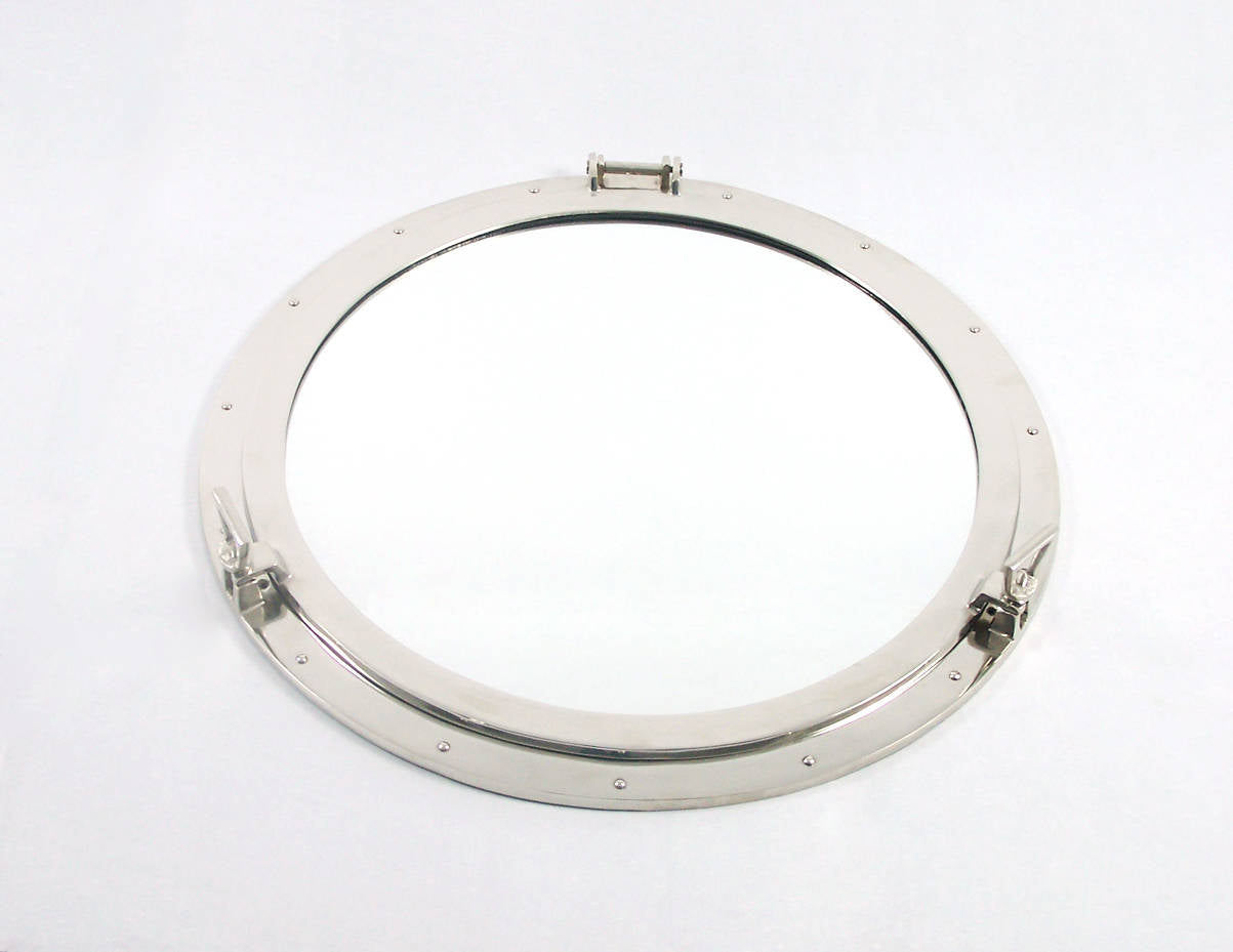Deluxe Class Chrome Decorative Ship Porthole Mirror 30""