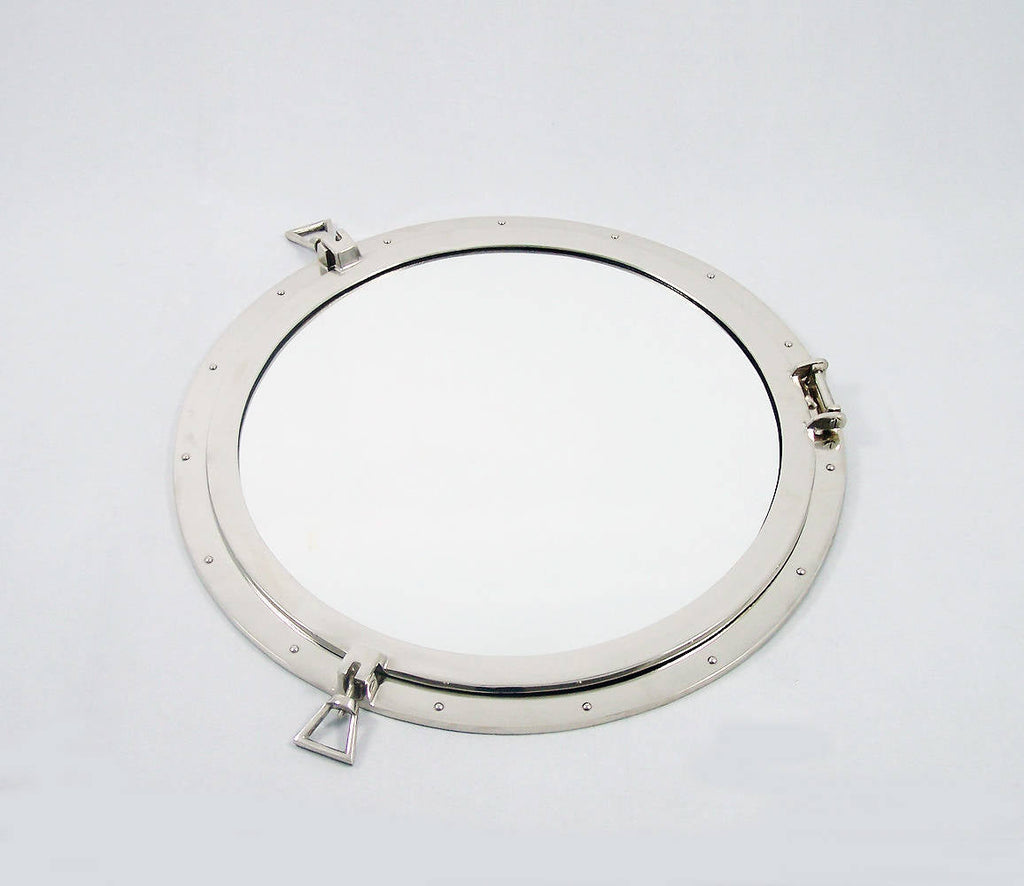Deluxe Class Chrome Decorative Ship Porthole Mirror 30""