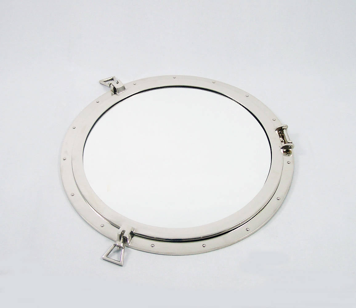 Deluxe Class Chrome Decorative Ship Porthole Mirror 30""