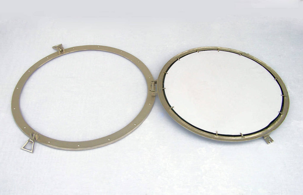 Deluxe Class Chrome Decorative Ship Porthole Mirror 30""