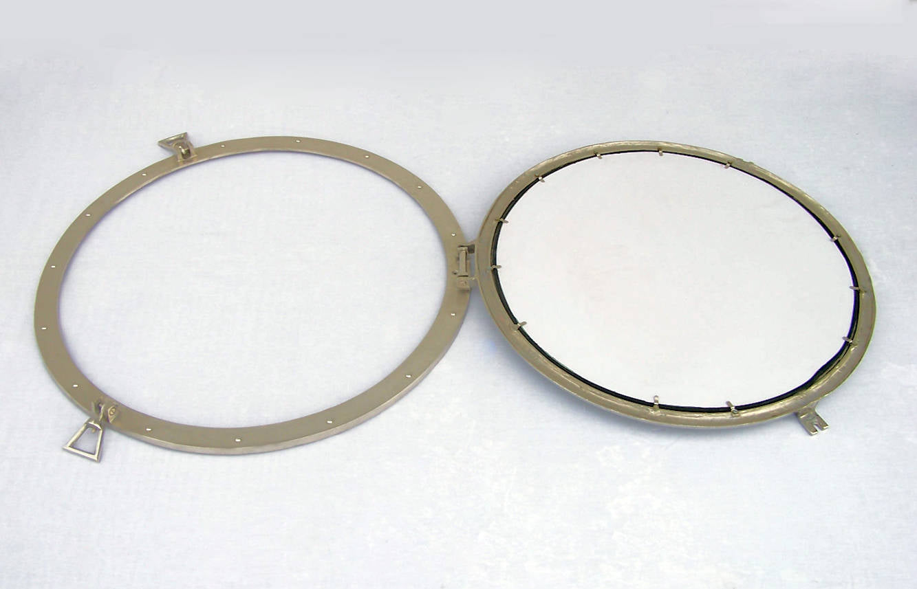Deluxe Class Chrome Decorative Ship Porthole Mirror 30""