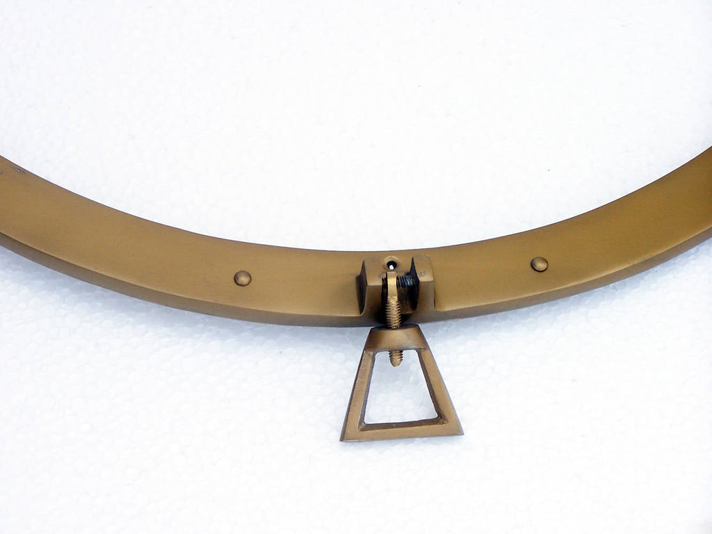 Deluxe Class Antique Brass Decorative Ship Porthole Mirror 30""