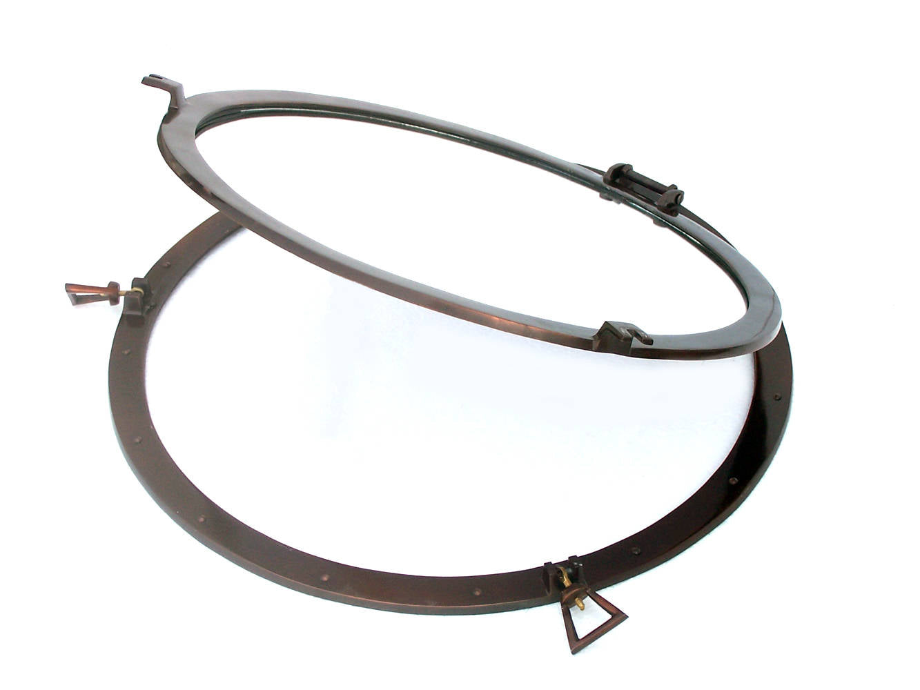 Deluxe Class Antique Copper Decorative Ship Porthole Mirror 30""
