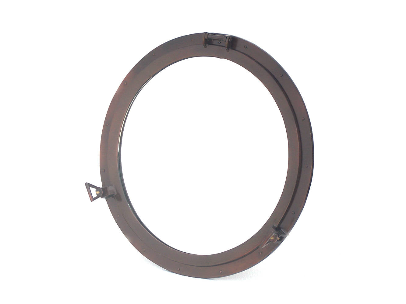 Deluxe Class Antique Copper Decorative Ship Porthole Mirror 30""