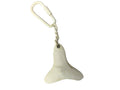 Antique White Cast Iron Propeller Key Chain 5""