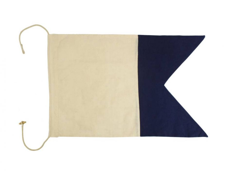 Letter A Cloth Nautical Alphabet Flag Decoration 20""