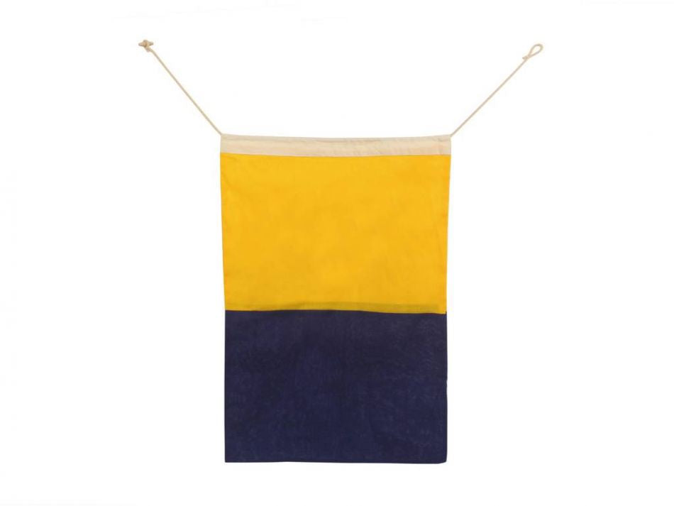 Set of 36 - Decorative Cloth Nautical Alphabet and Number Flags 20""