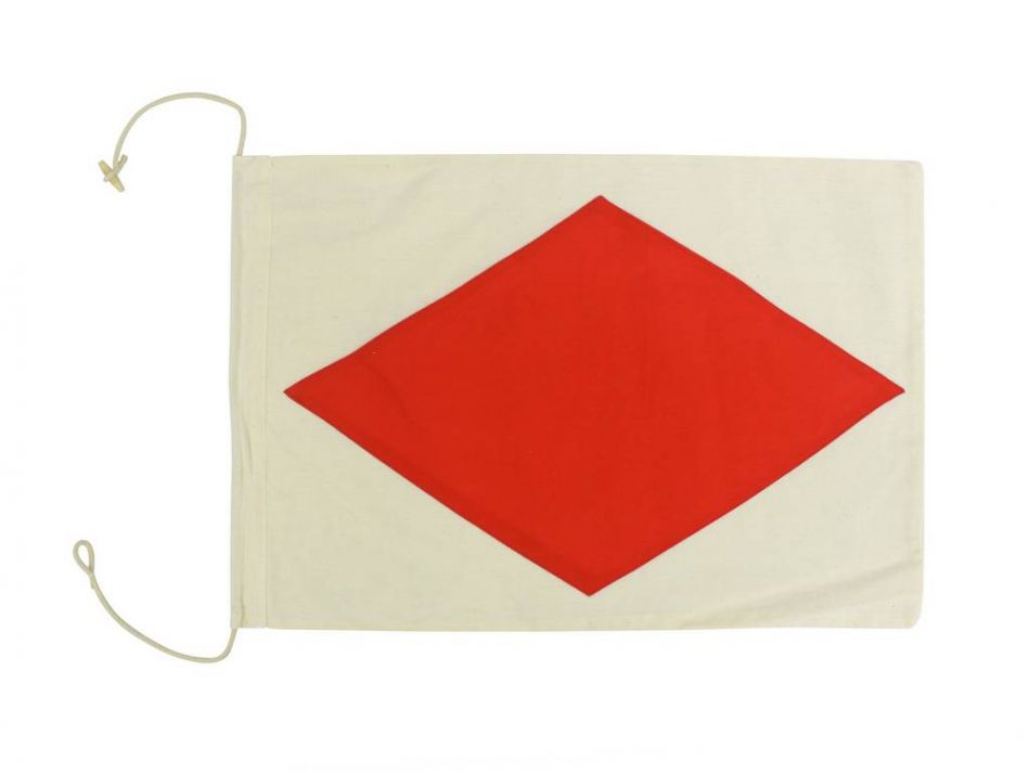 Set of 36 - Decorative Cloth Nautical Alphabet and Number Flags 20""