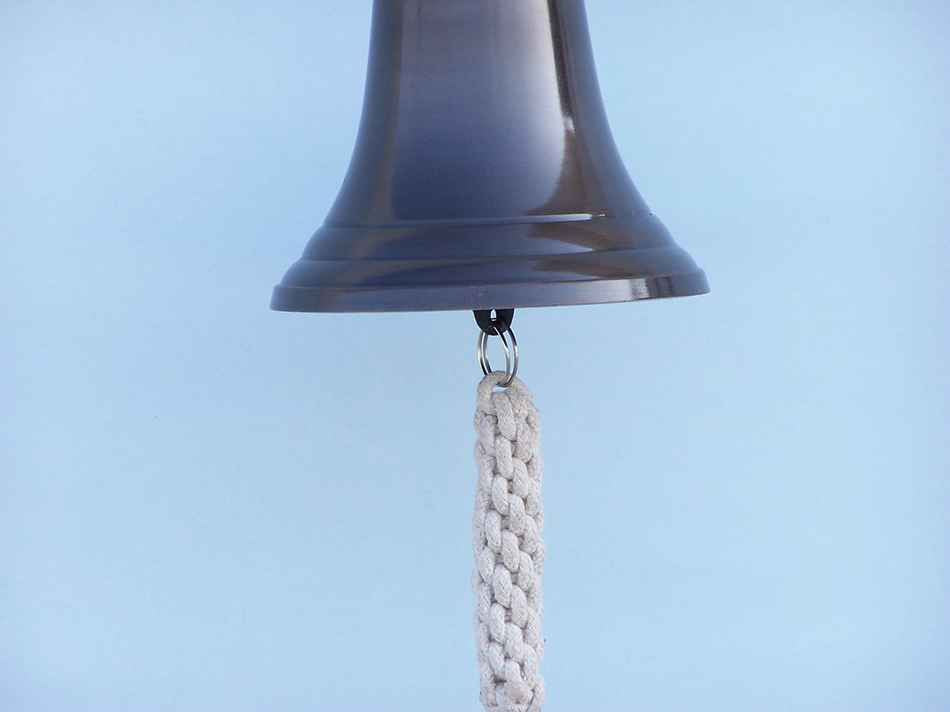 Bronze Hanging Ship's Bell 9""