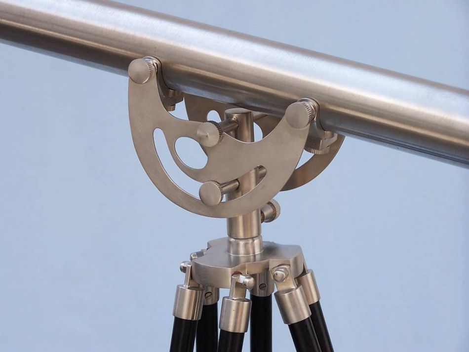 Floor Standing Brushed Nickel Anchormaster Telescope 50""