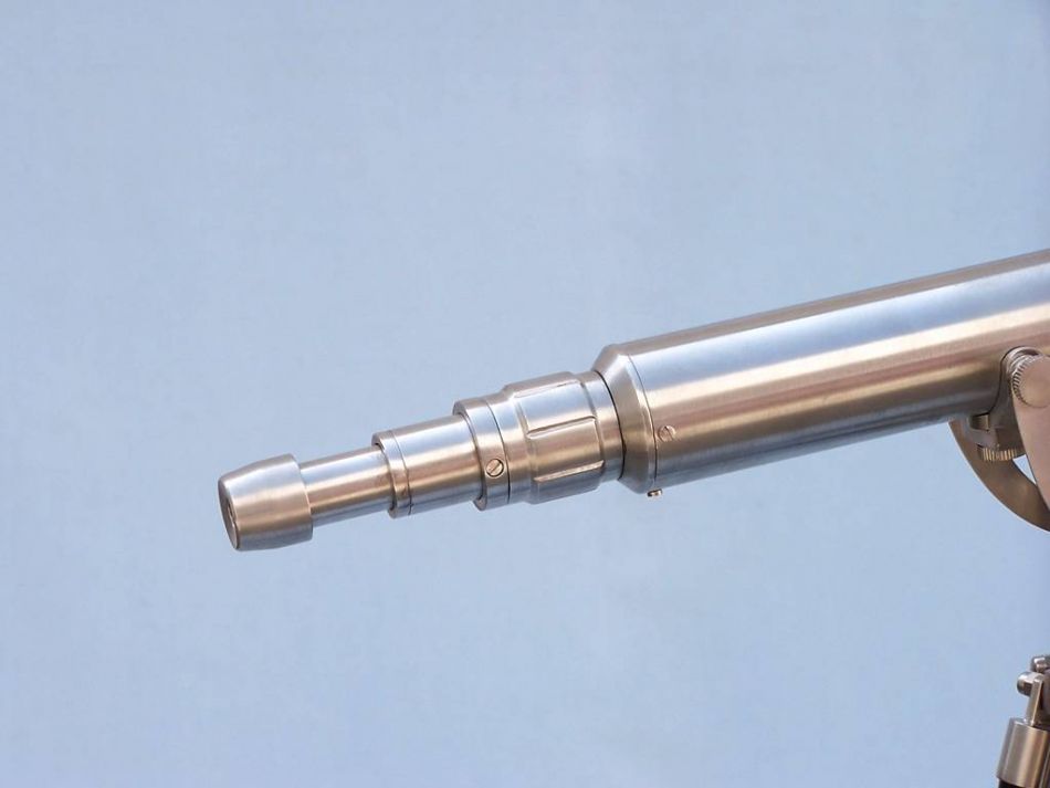 Floor Standing Brushed Nickel Anchormaster Telescope 50""