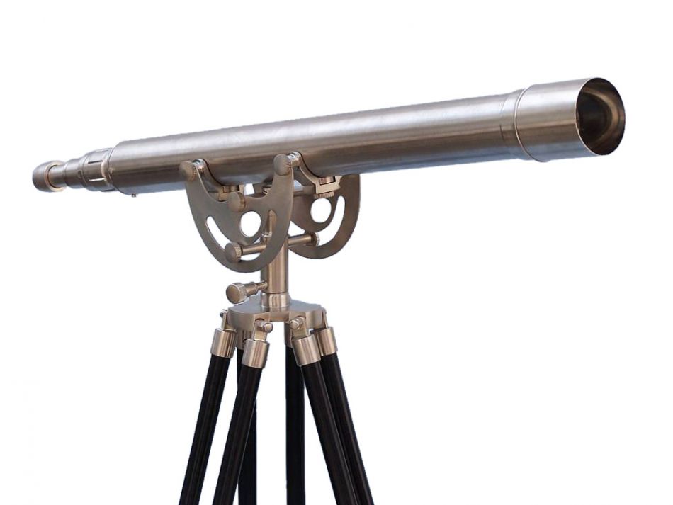 Floor Standing Brushed Nickel Anchormaster Telescope 50""