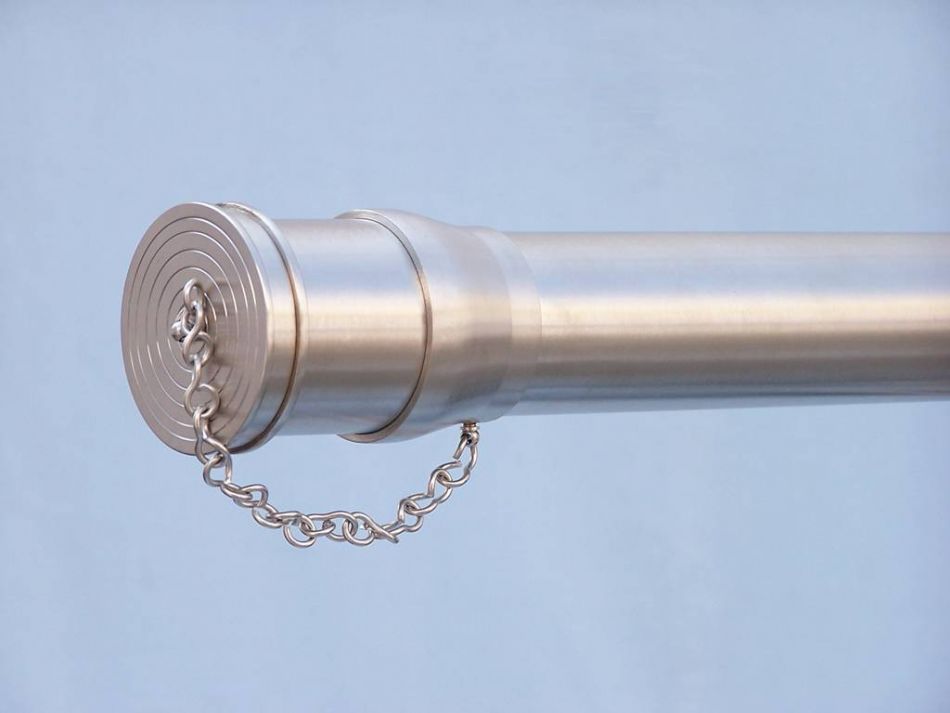 Floor Standing Brushed Nickel Galileo Telescope 65""