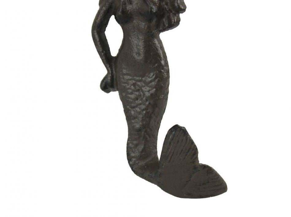 Cast Iron Mermaid Hook 6""