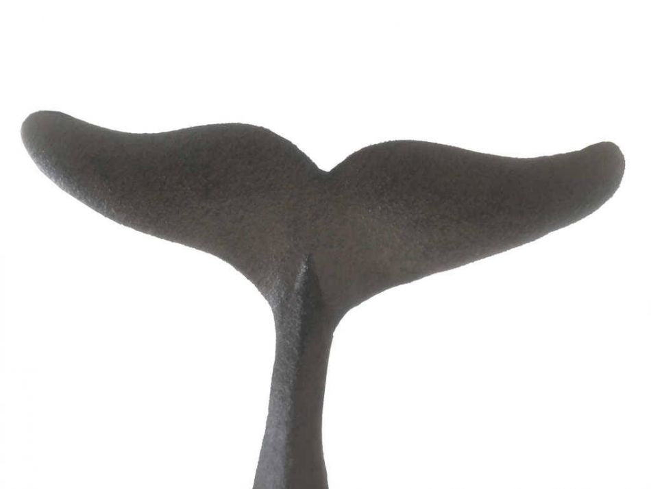 Cast Iron Decorative Whale Tail Hook 5""