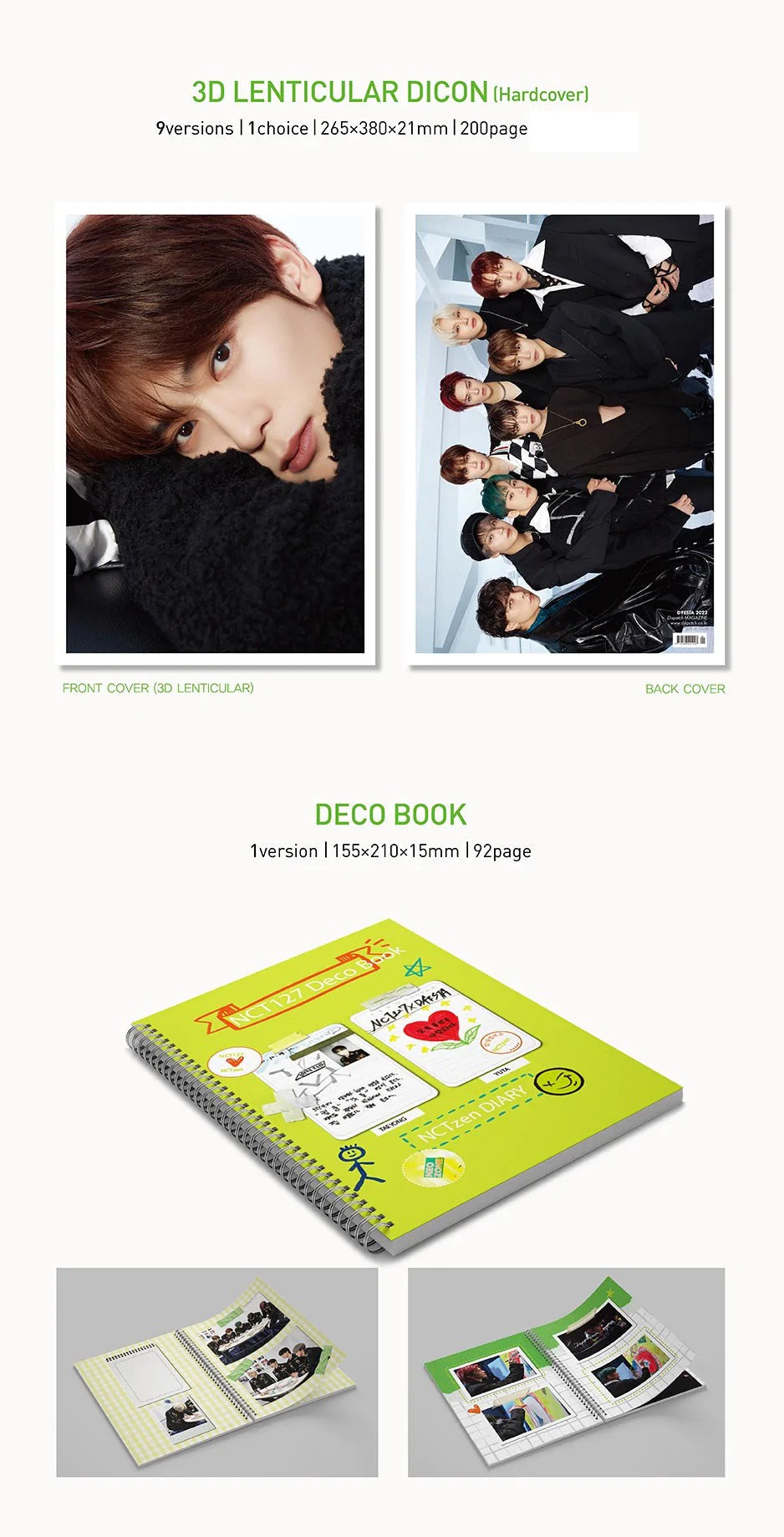 NCT 127 x Dicon Dâ€™Festa (D Festa) : Dispatch 10th Anniversary Photobook