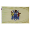 New Jersey Flag with Grommets Along the Edges for Wall Hanging - PhishStones Products