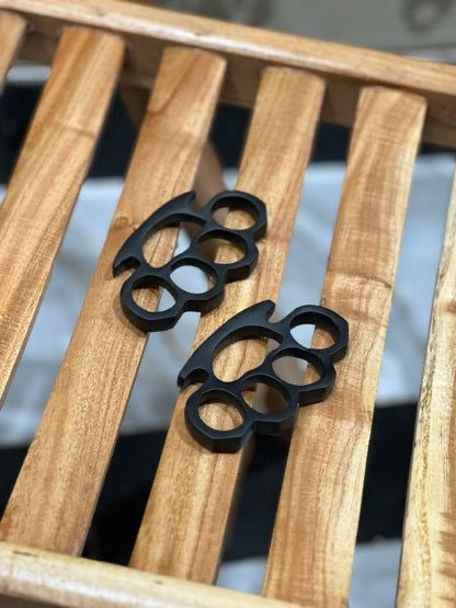 New Premium (2pcs)Hand Casted Black knuckle - PhishStones Products