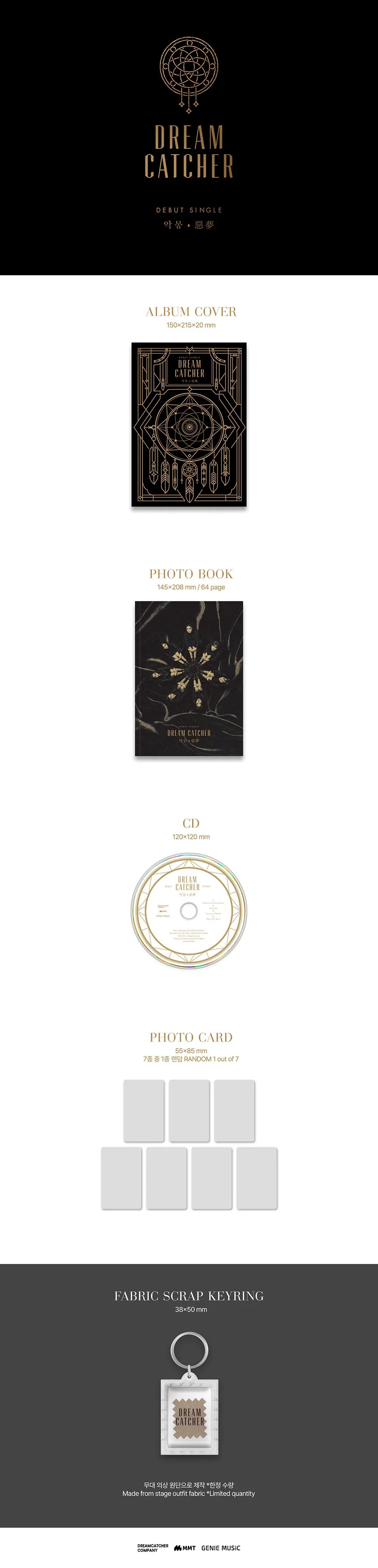 Dreamcatcher - Nightmare Debut Single Album