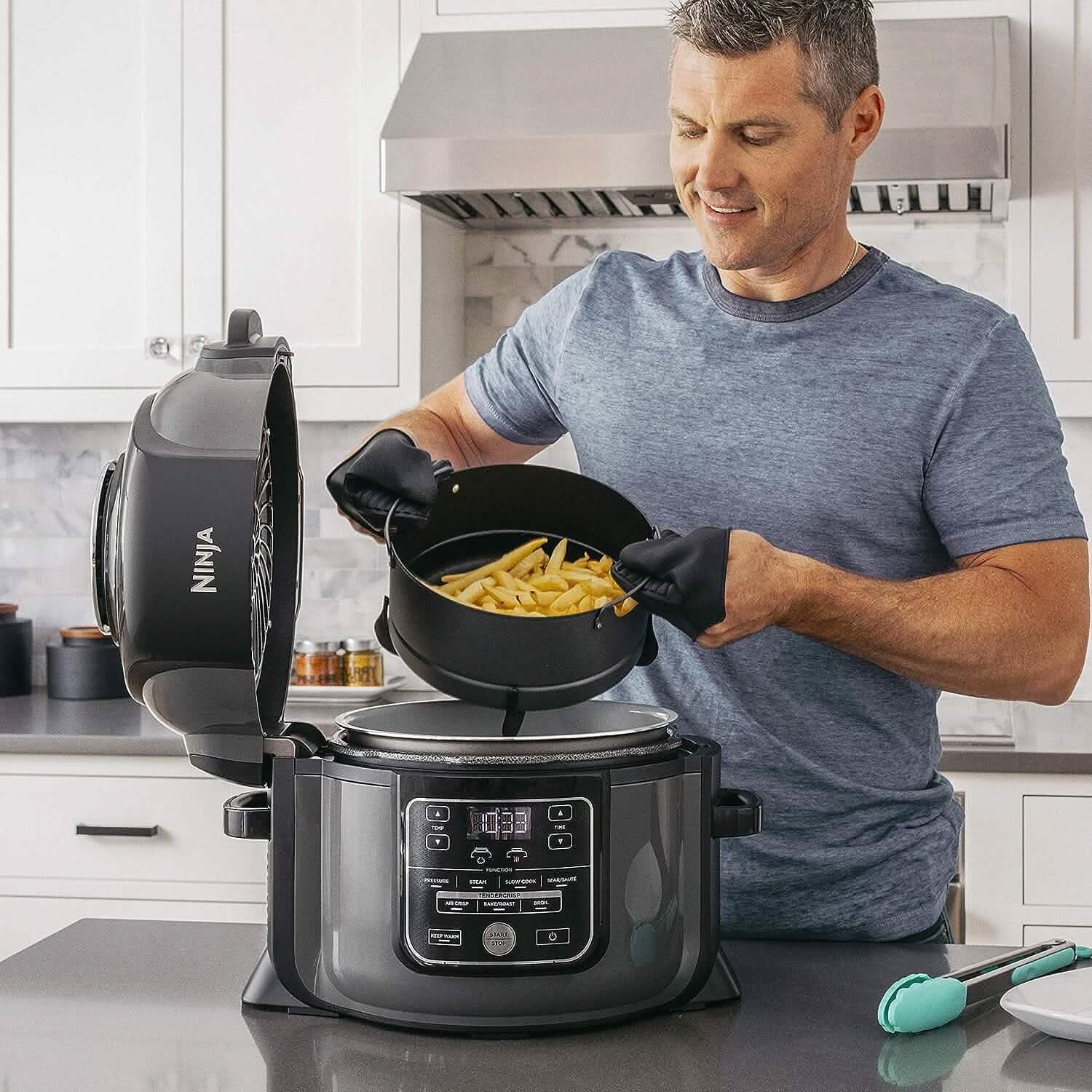 Ninja Pressure Cookers & Canners, 6.5 qt, Black (Refurbished) - PhishStones Products