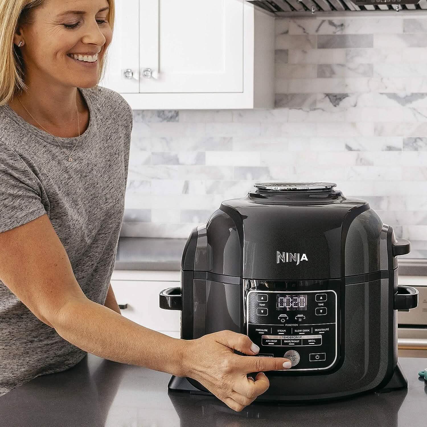 Ninja Pressure Cookers & Canners, 6.5 qt, Black (Refurbished) - PhishStones Products