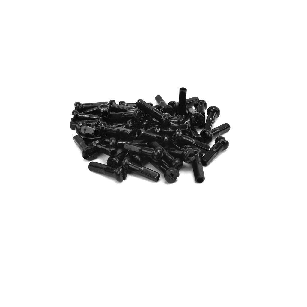 Mission BMX Brass Nipples 16mm - Black