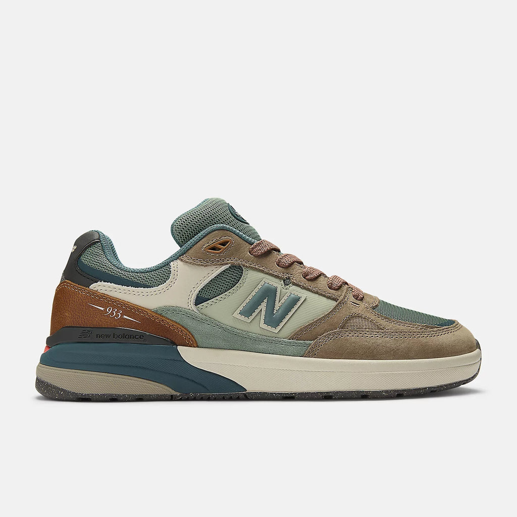 New Balance Shoes Numeric Andrew Reynolds 933 - Mushroom/New Spruce